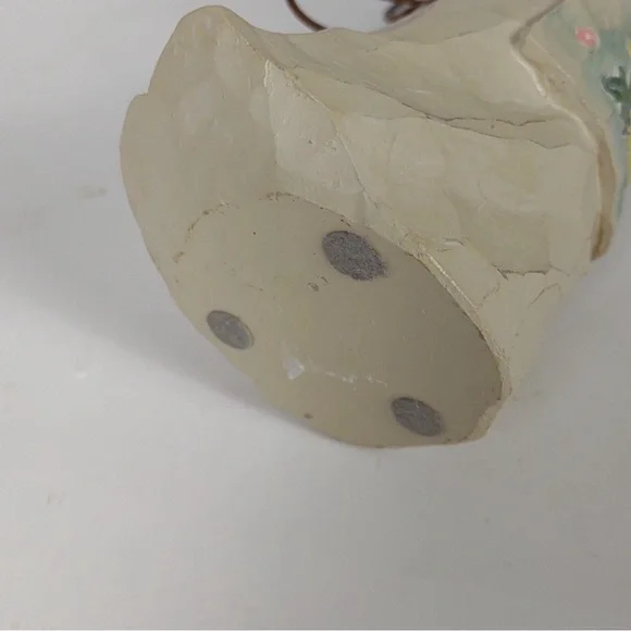 Ganz Resin Angel Figurine Spring Hat Wire Wings EUC - Picture 2 of 4